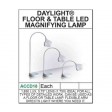 DAYLIGHT FLOOR & TABLE LED MAGNIFING LAMP