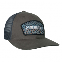 PATCH TRUCKER BROWN TROUT